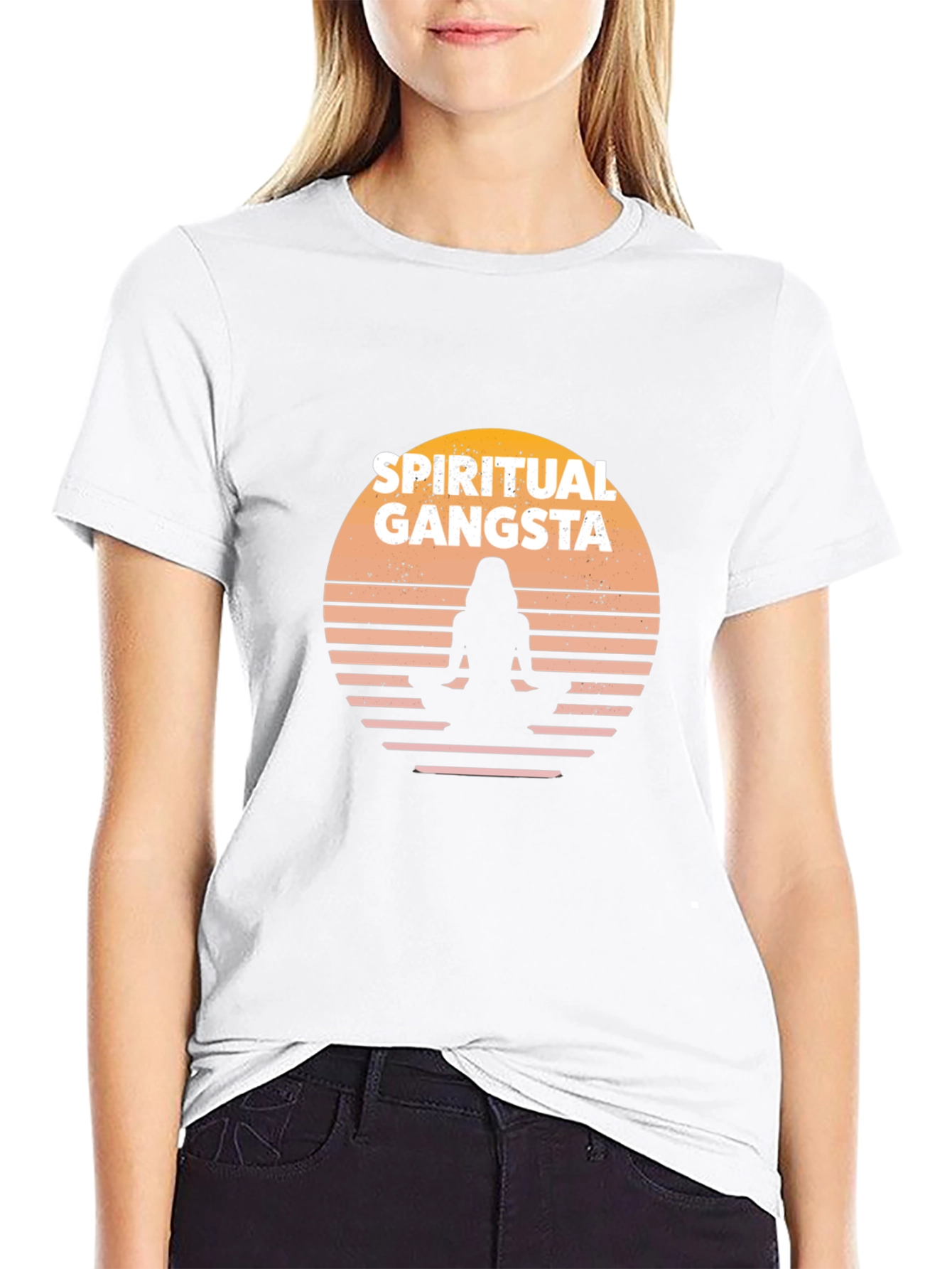 Spiritual Gangsta Graphic T-Shirt - Black