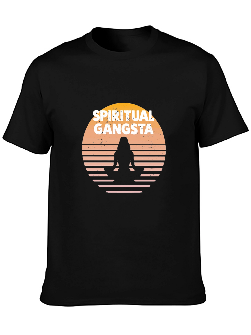 Spiritual Gangsta Graphic T-Shirt - Black