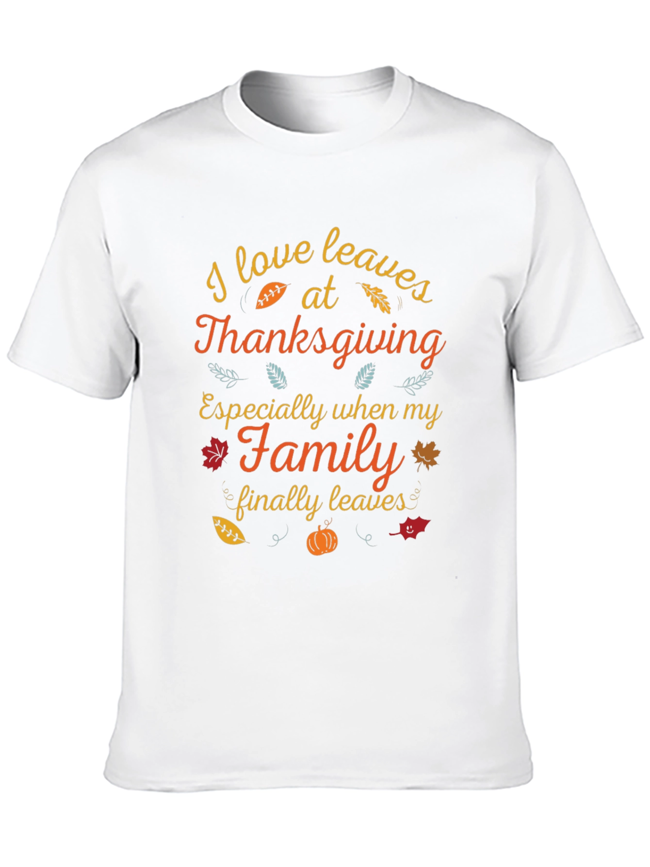 Thanksgiving Leaves Graphic Tee