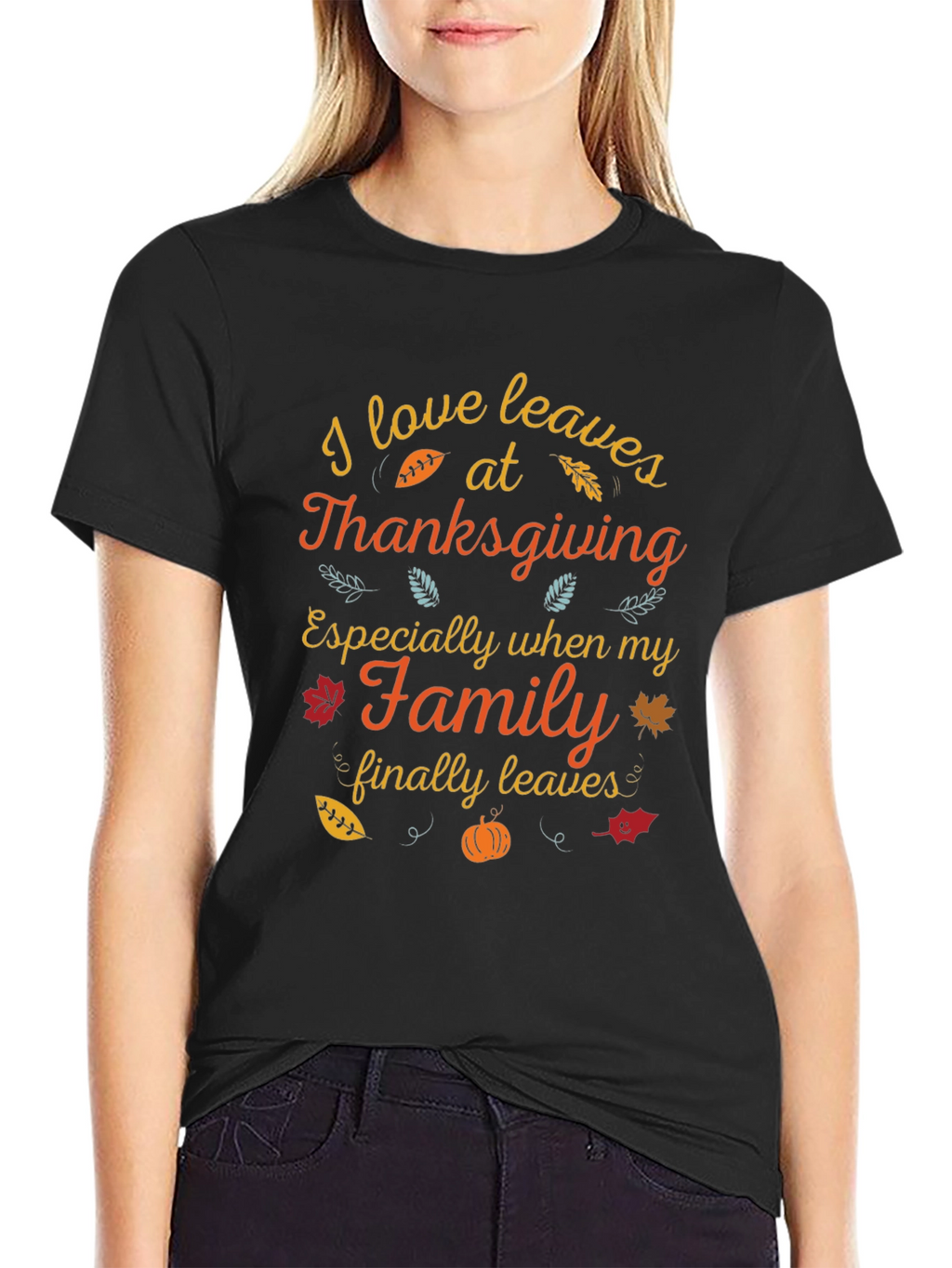 Thanksgiving Leaves Graphic Tee