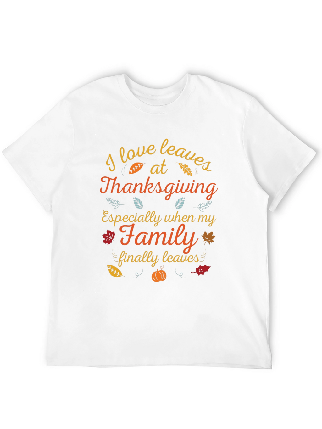 Thanksgiving Leaves Graphic Tee