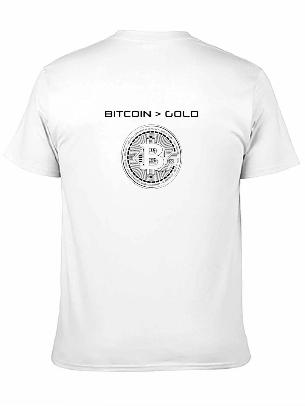Bitcoin > Gold Crypto T-Shirt