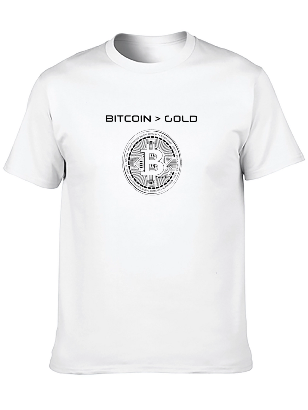 Bitcoin > Gold Crypto T-Shirt