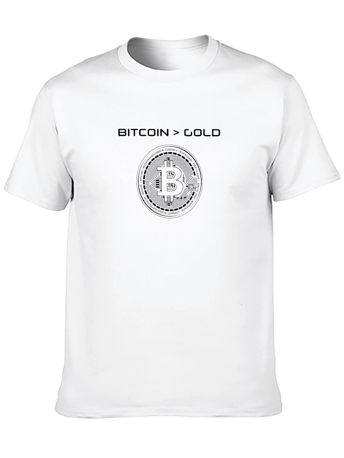 Bitcoin > Gold Crypto T-Shirt
