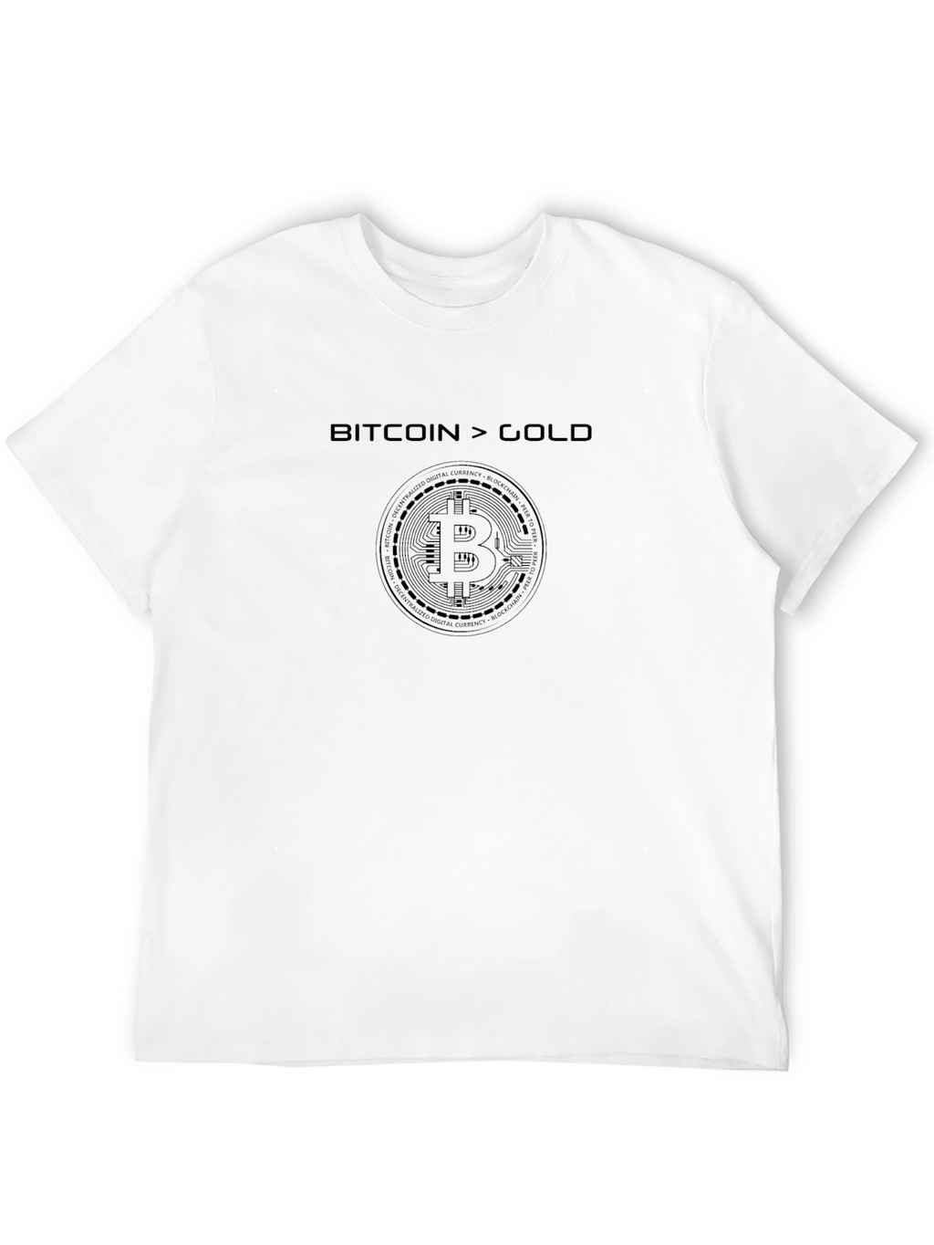 Bitcoin > Gold Crypto T-Shirt