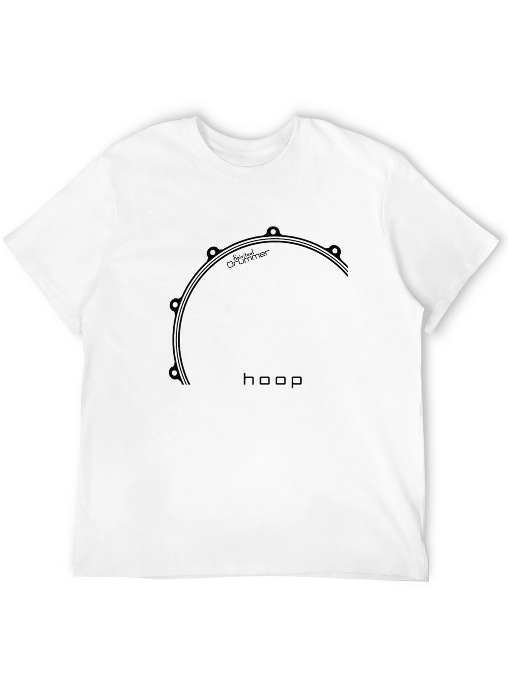 Cool Black Drummer Hoop T-Shirt