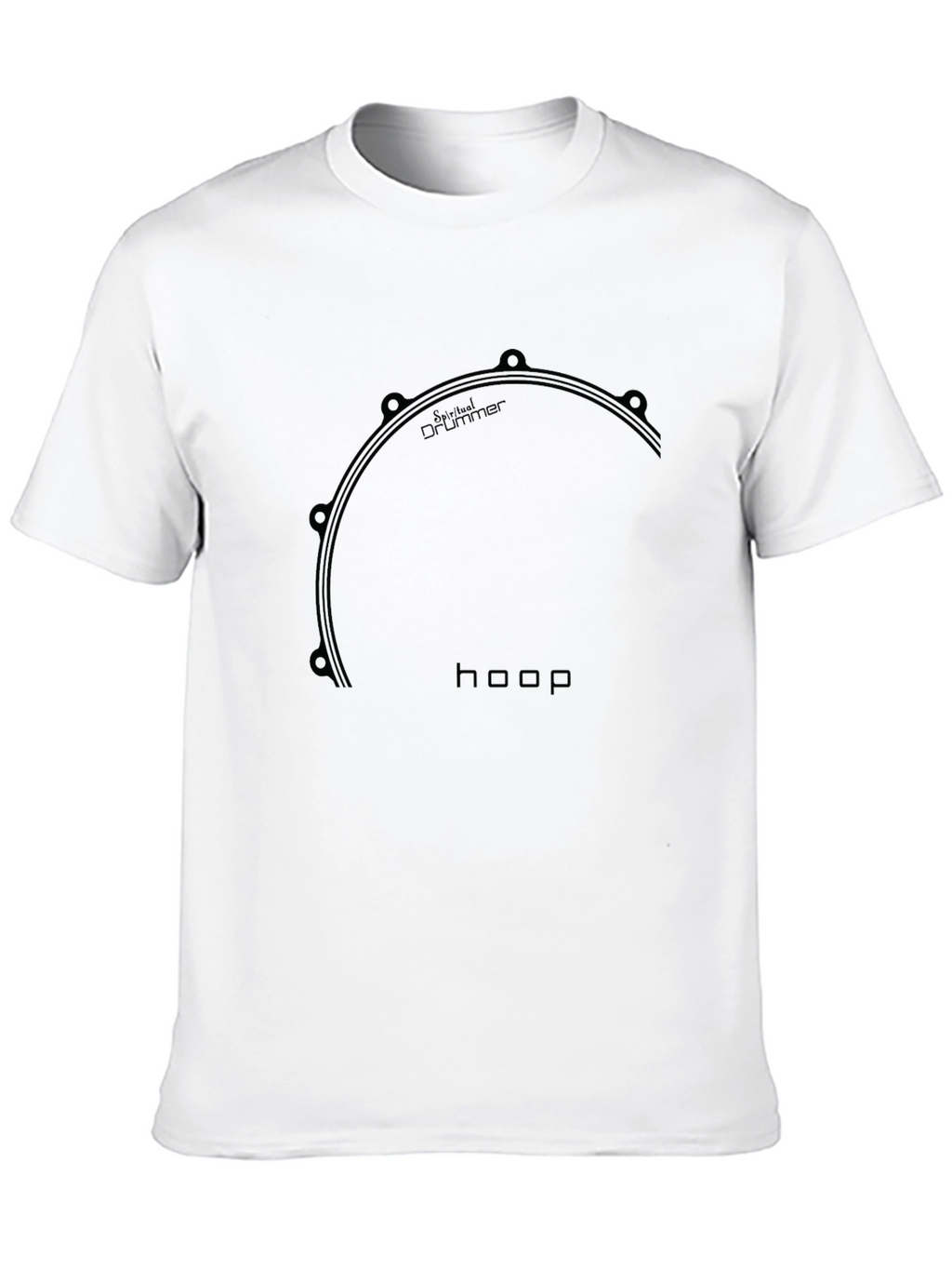 Cool Black Drummer Hoop T-Shirt