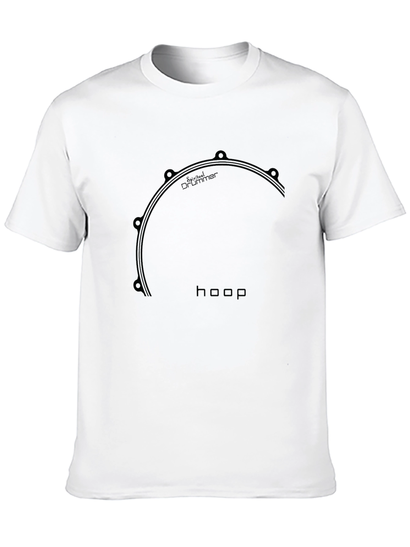 Cool Black Drummer Hoop T-Shirt