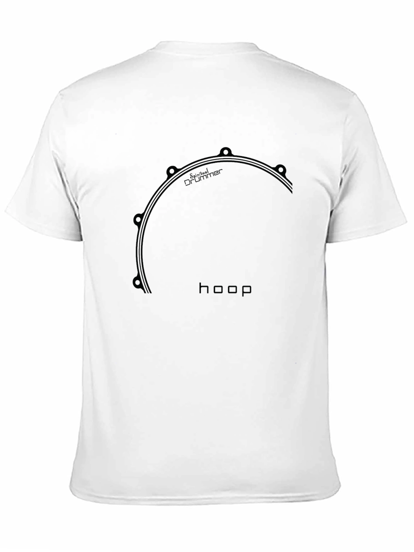 Cool Black Drummer Hoop T-Shirt