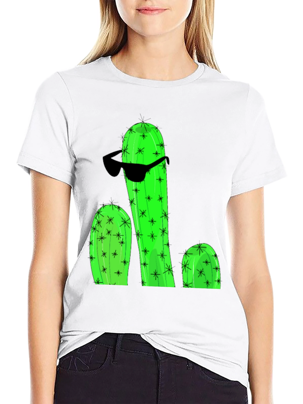 Cool Cactus Graphic T-Shirt