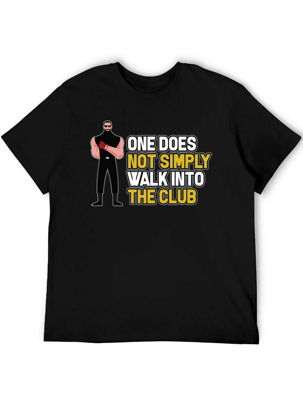 Funny Club T-Shirt: One Does Not Simply Walk In