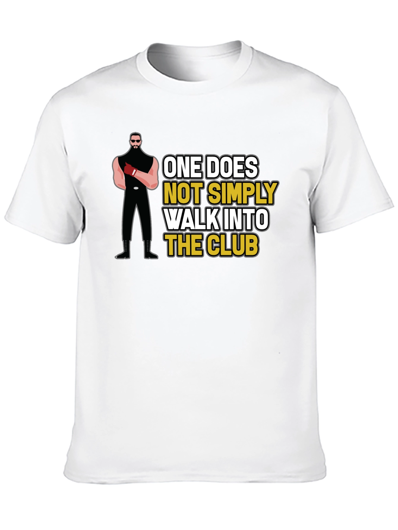 Funny Club T-Shirt: One Does Not Simply Walk In
