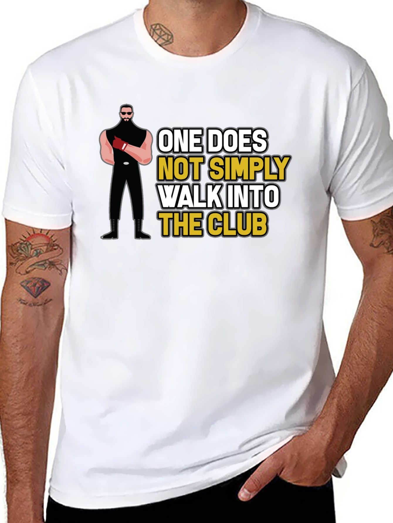 Funny Club T-Shirt: One Does Not Simply Walk In