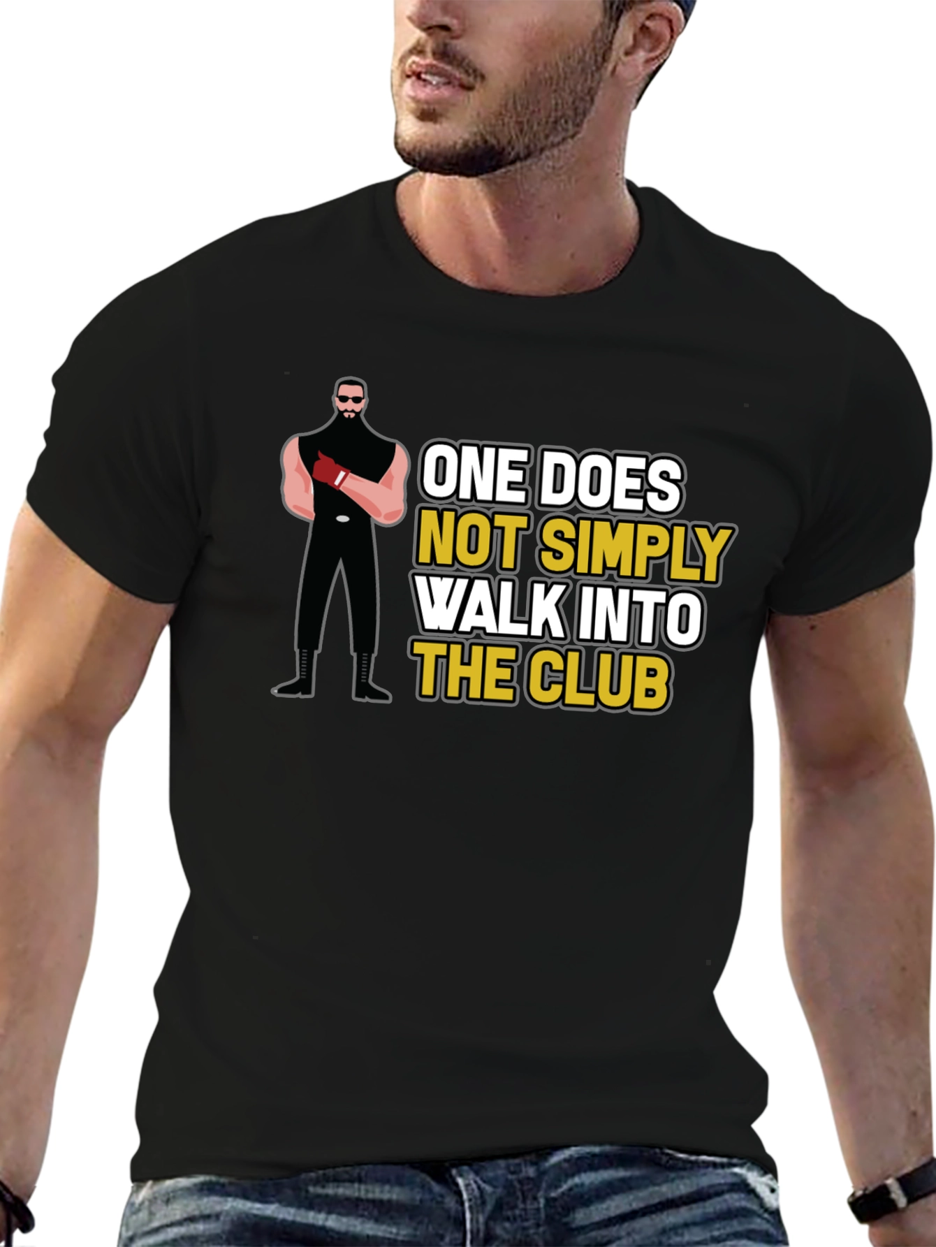 Funny Club T-Shirt: One Does Not Simply Walk In
