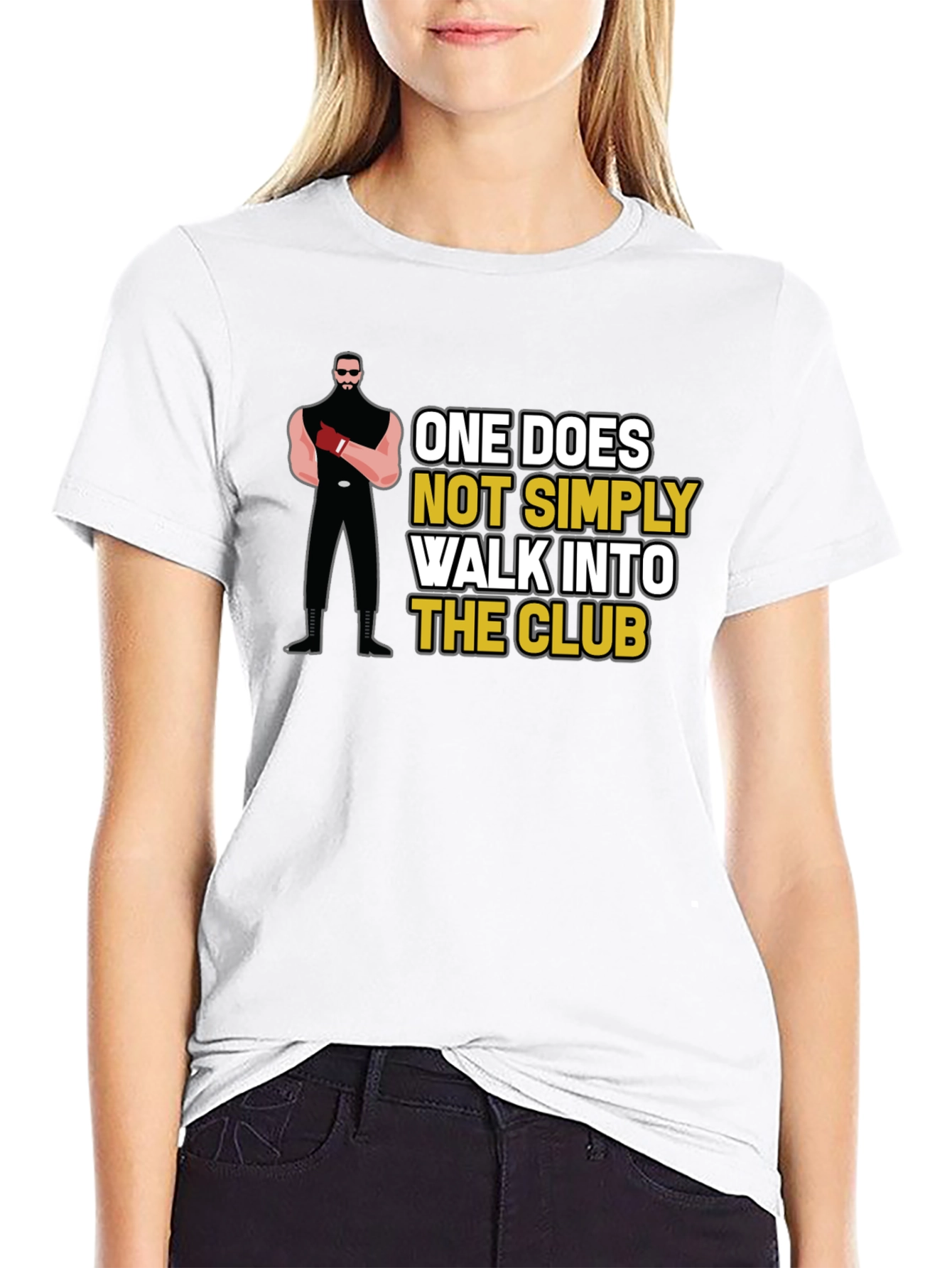 Funny Club T-Shirt: One Does Not Simply Walk In