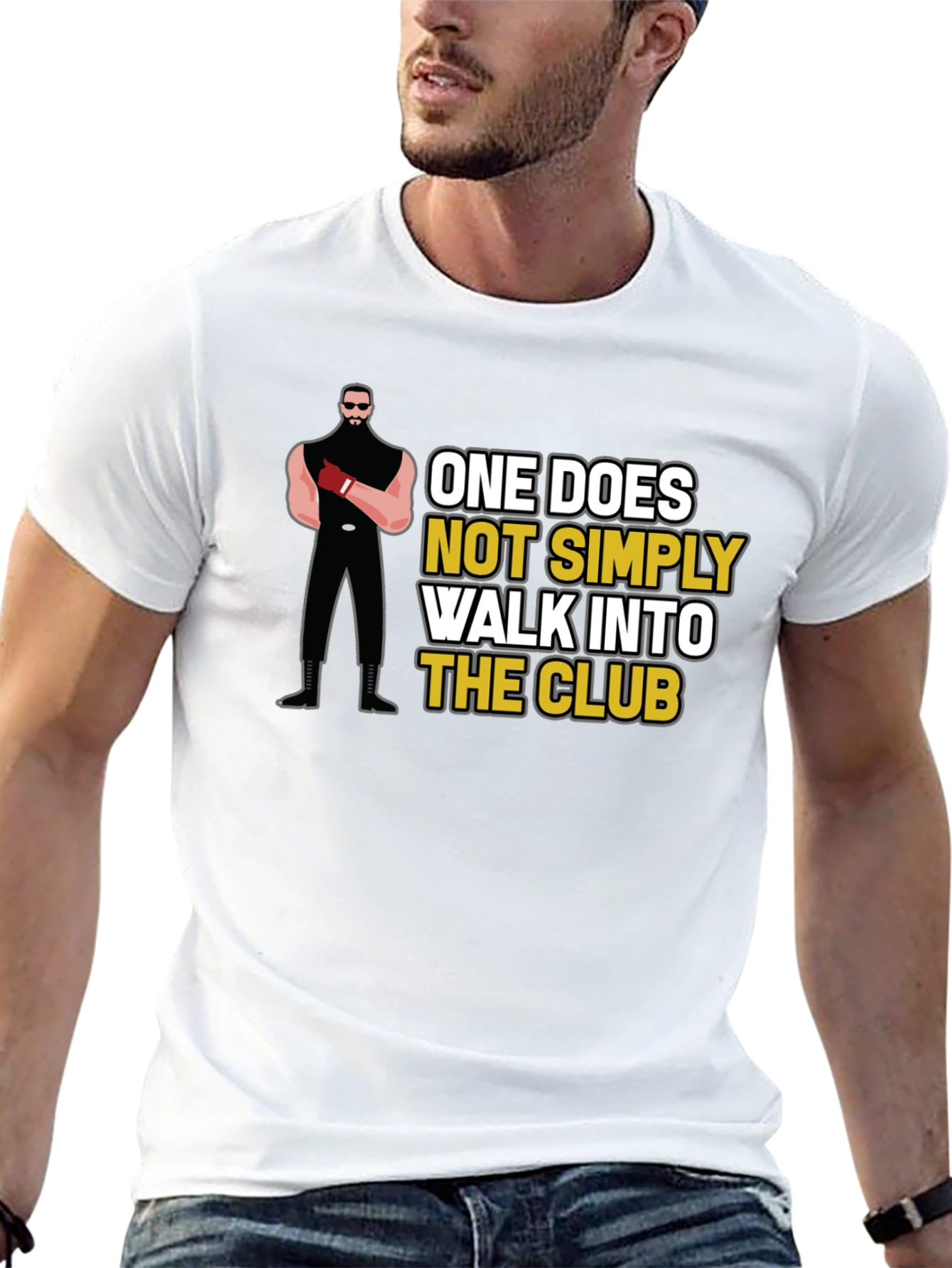 Funny Club T-Shirt: One Does Not Simply Walk In