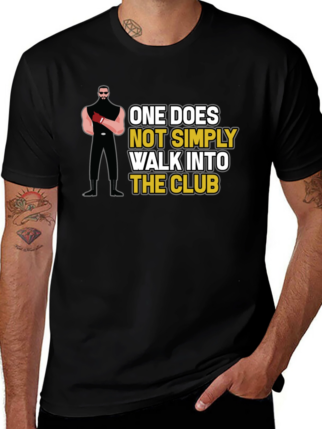 Funny Club T-Shirt: One Does Not Simply Walk In