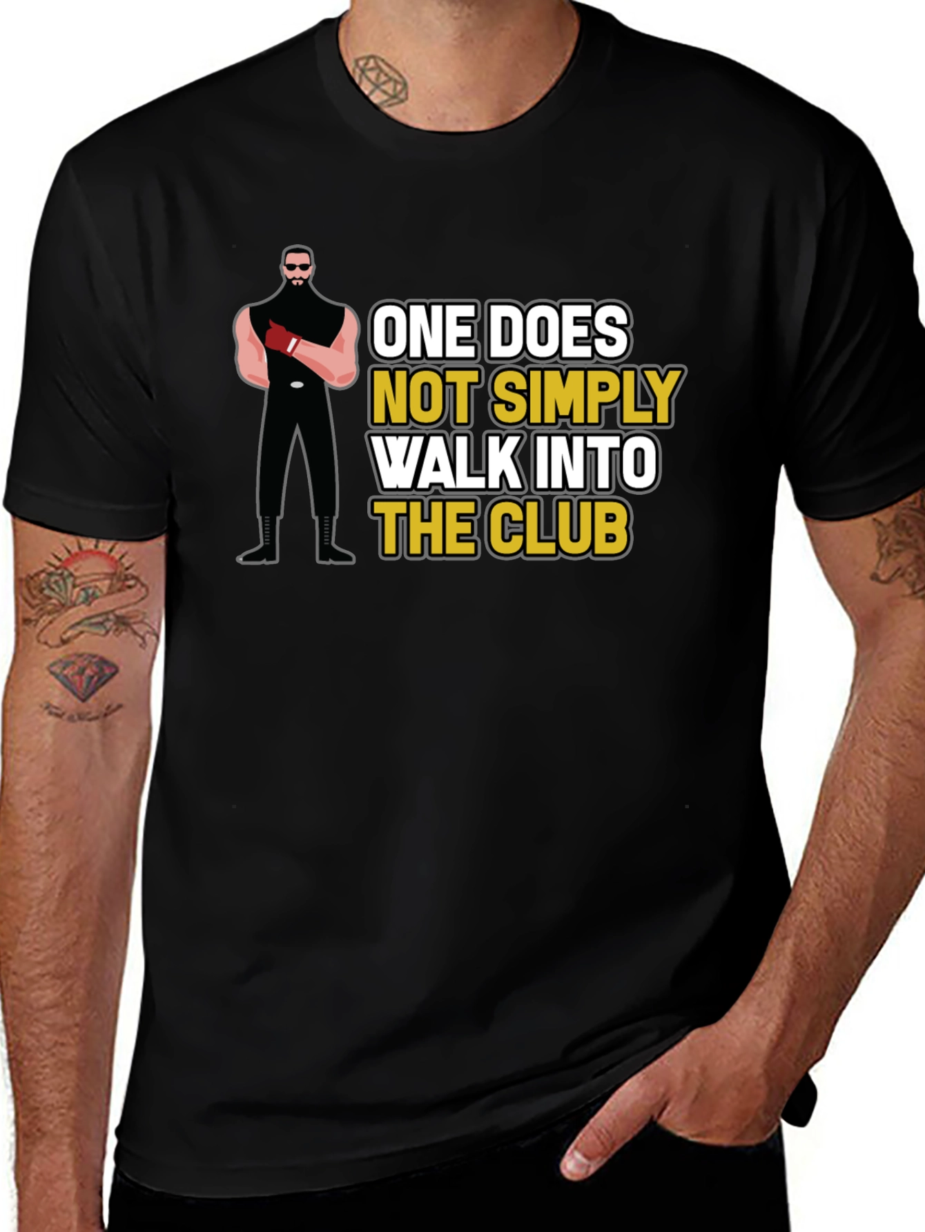 Funny Club T-Shirt: One Does Not Simply Walk In
