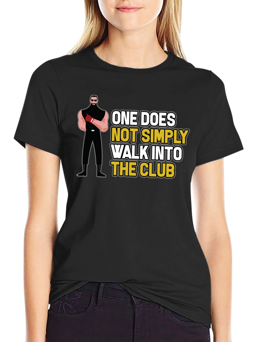 Funny Club T-Shirt: One Does Not Simply Walk In