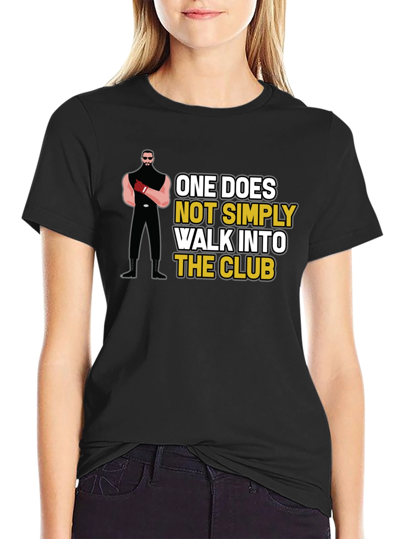 Funny Club T-Shirt: One Does Not Simply Walk In