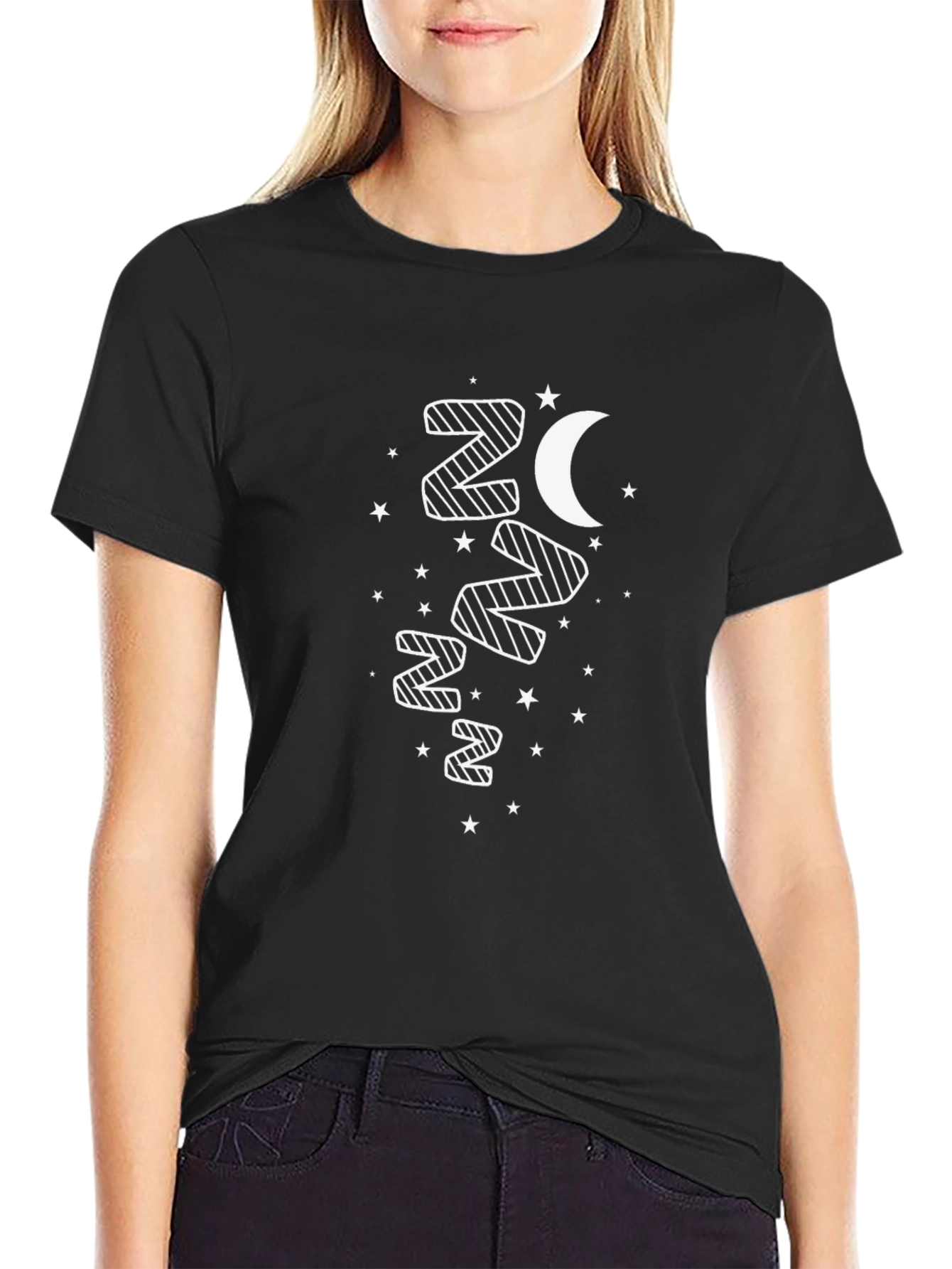 Dreamy Night Zzz Black T-Shirt