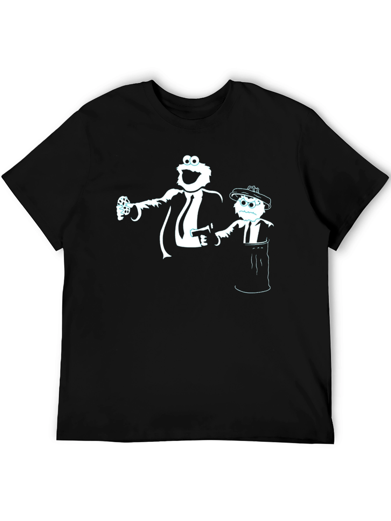 Gangster Muppets Graphic T-Shirt - Black