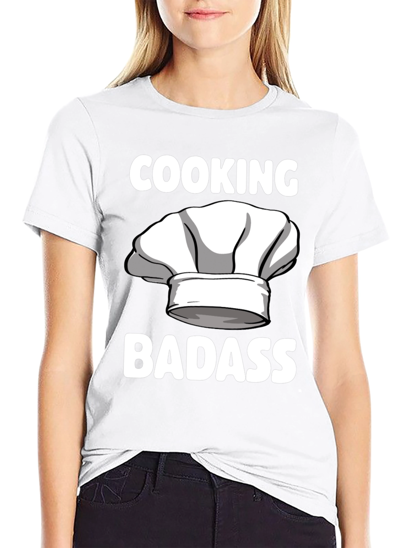 Cooking Badass T-Shirt Chef Humor Tee