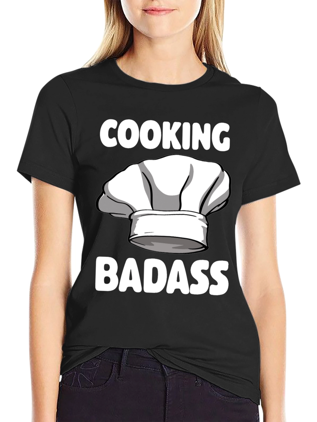 Cooking Badass T-Shirt Chef Humor Tee