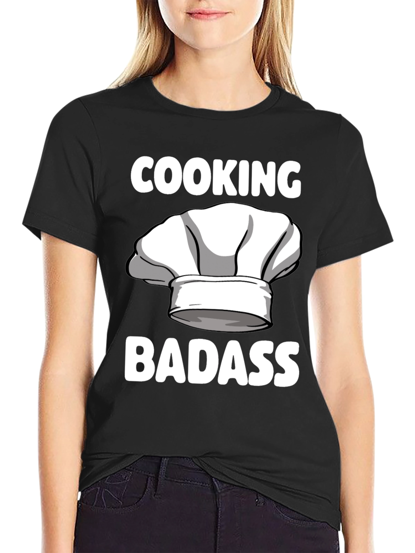 Cooking Badass T-Shirt Chef Humor Tee