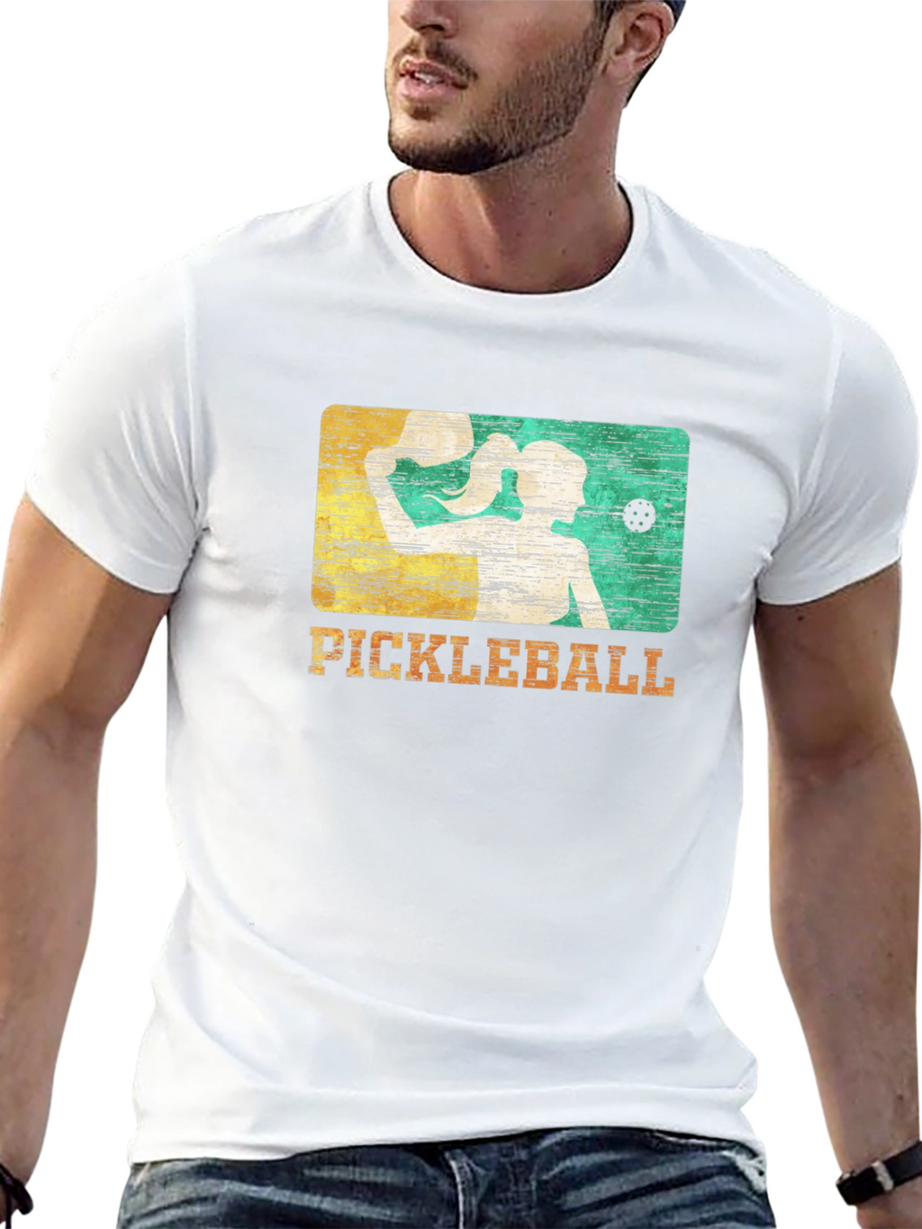 Pickleball Retro Graphic Tee