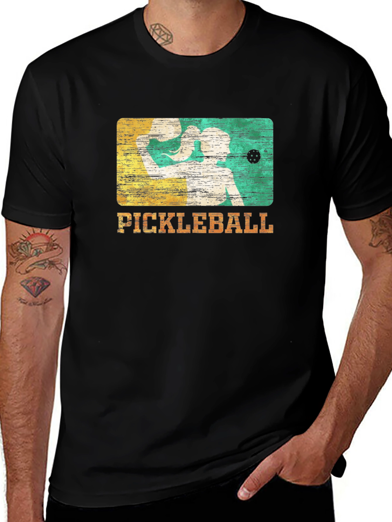 Pickleball Retro Graphic Tee