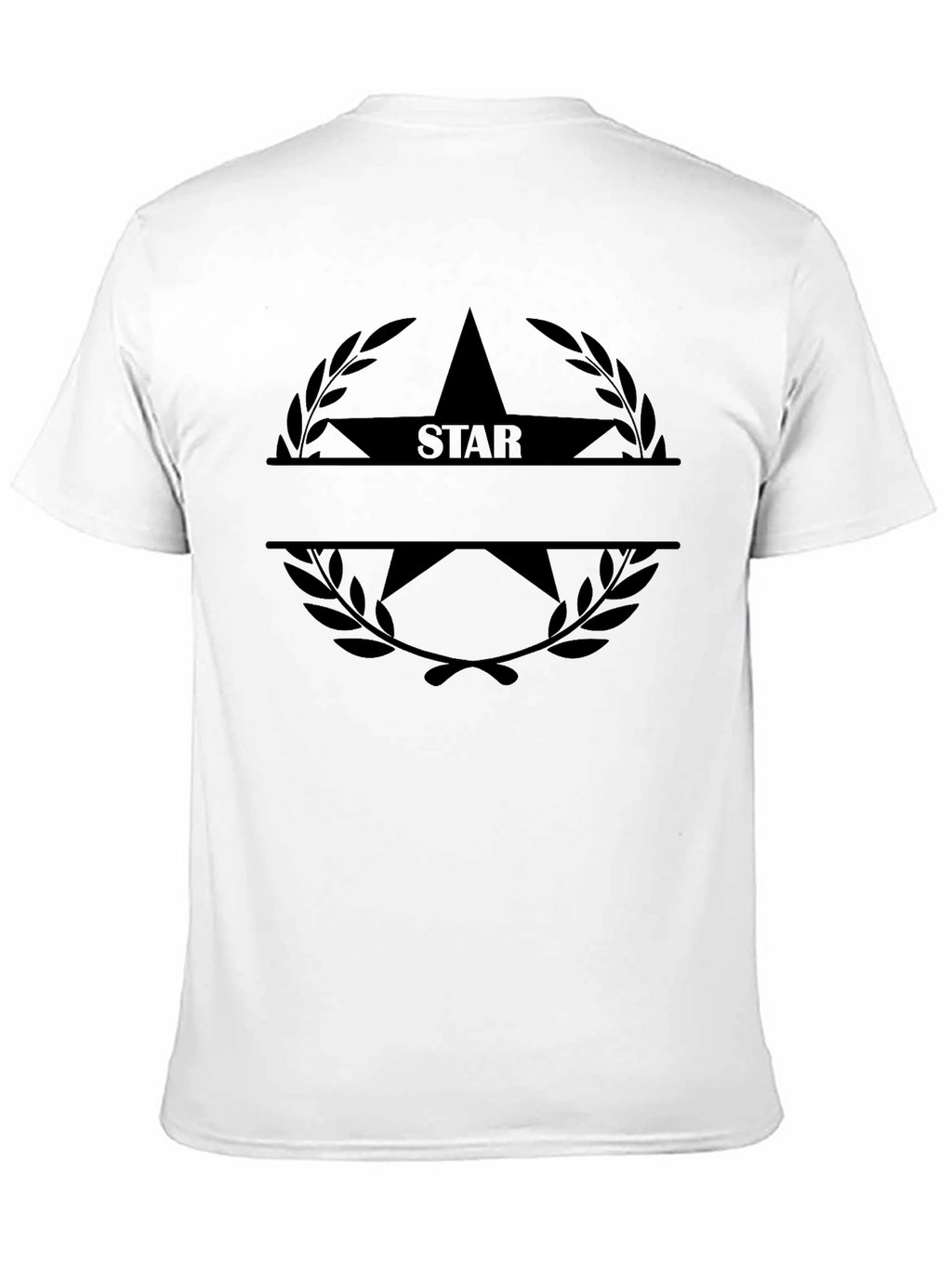 Star Laurel T-Shirt - Classic Black