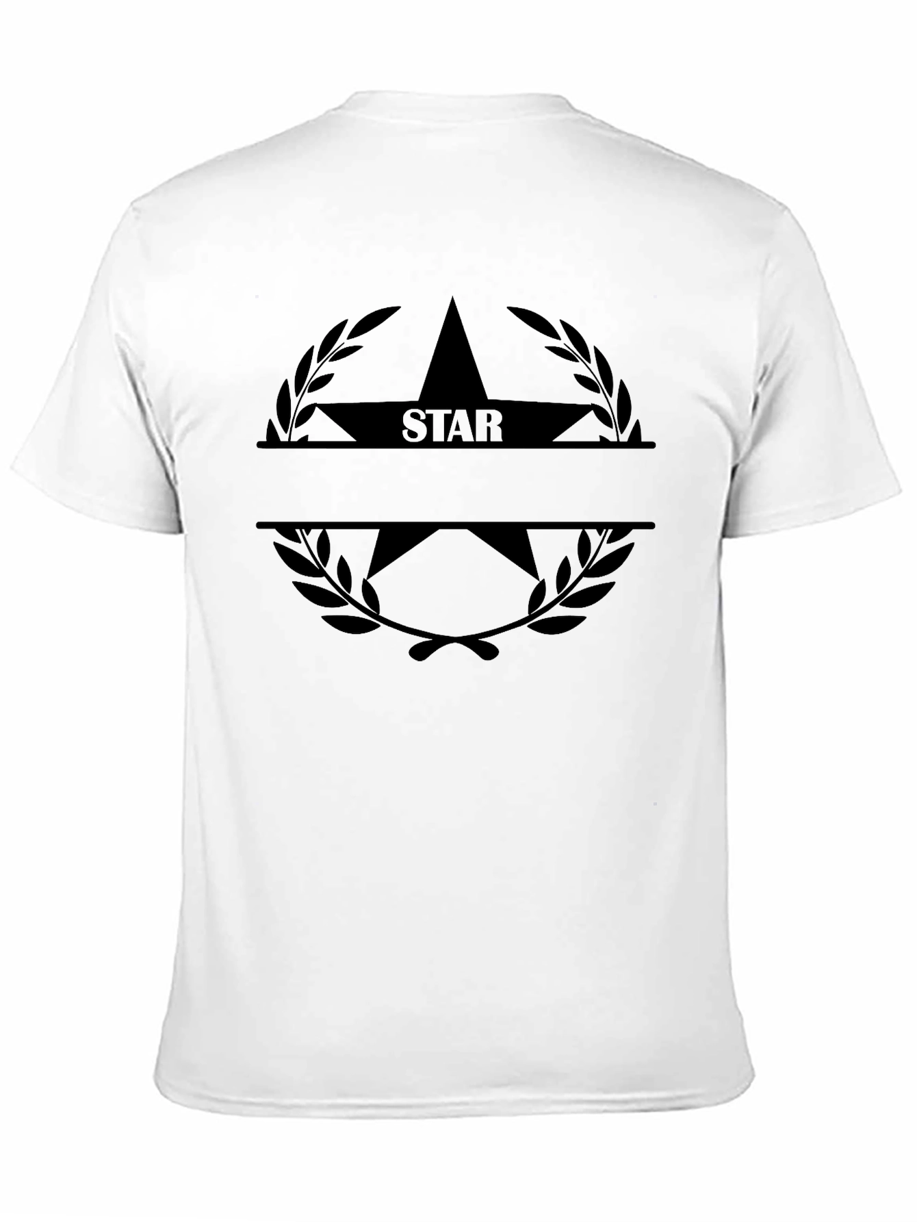 Star Laurel T-Shirt - Classic Black