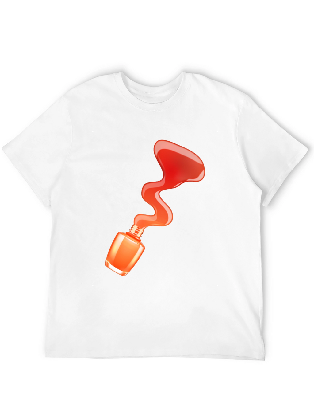Nail Polish Spill T-Shirt - Fashion Statement Tee
