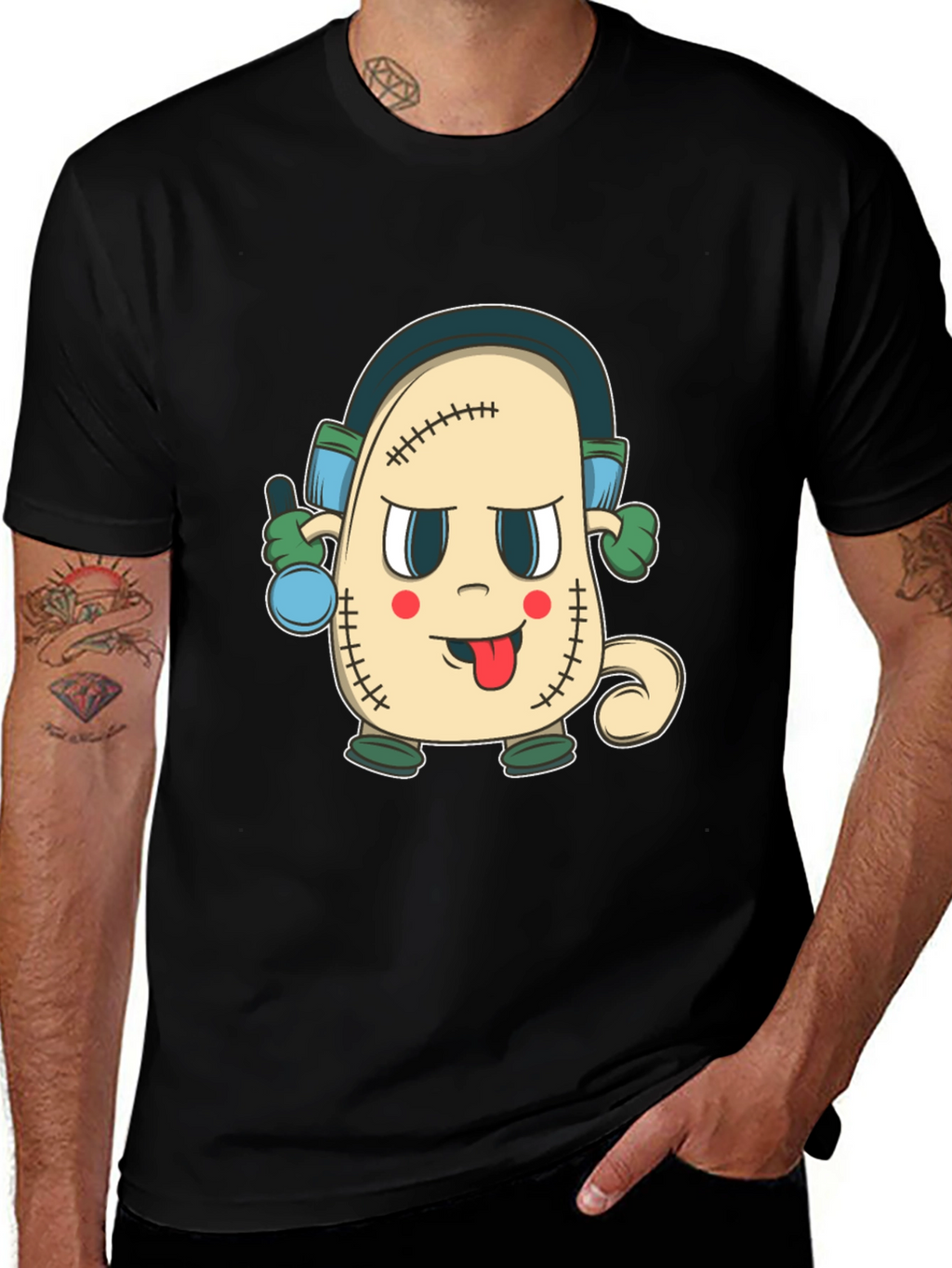 Frankenstein Cartoon T-Shirt