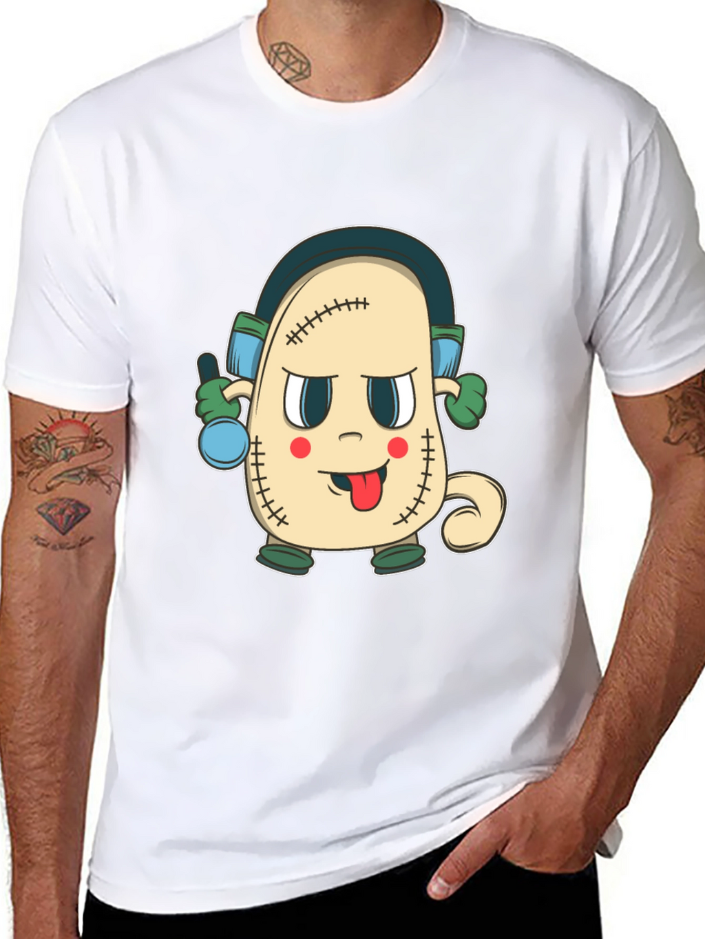 Frankenstein Cartoon T-Shirt