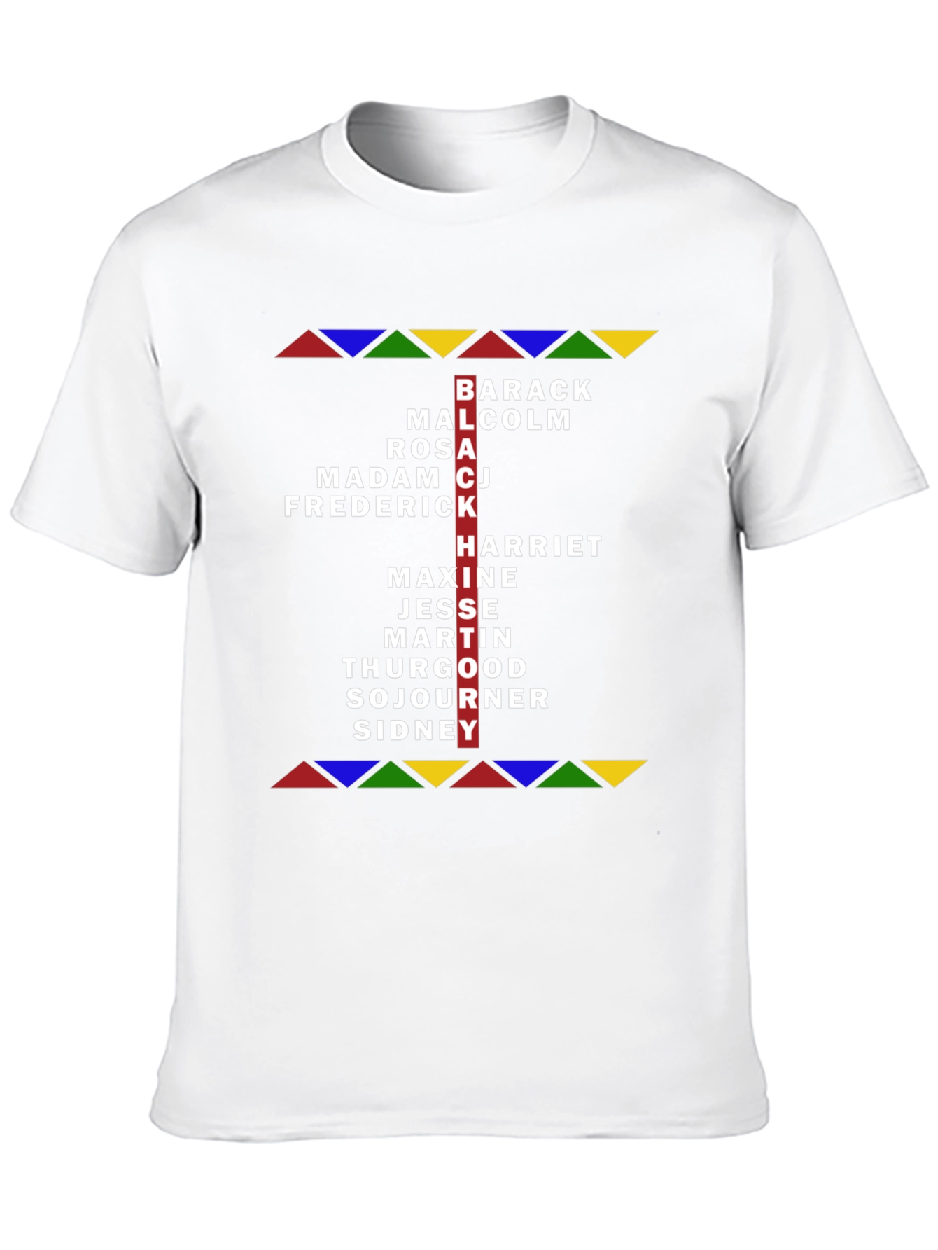 Black History Names T-Shirt - Stylish and Comfortable