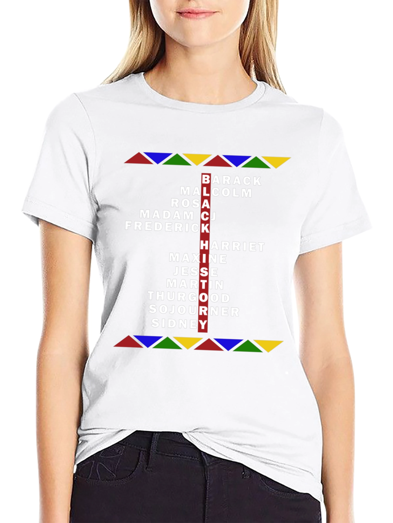 Black History Names T-Shirt - Stylish and Comfortable