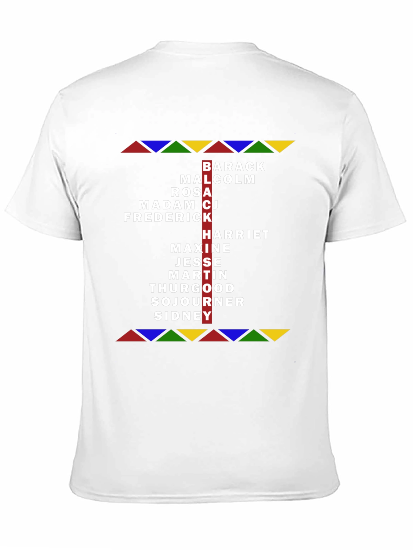 Black History Names T-Shirt - Stylish and Comfortable