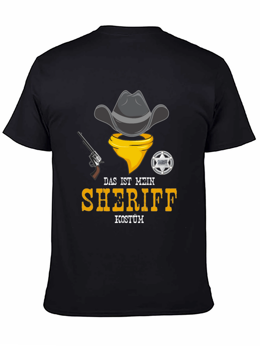 Sheriff Costume T-Shirt - Cowboy Design