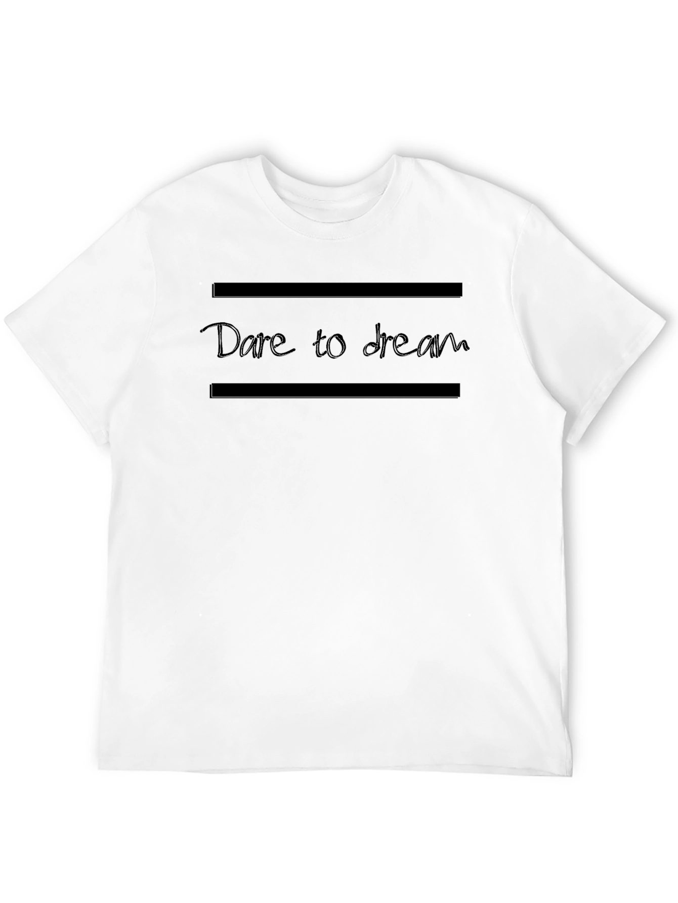 Dare to Dream Black Graphic Tee