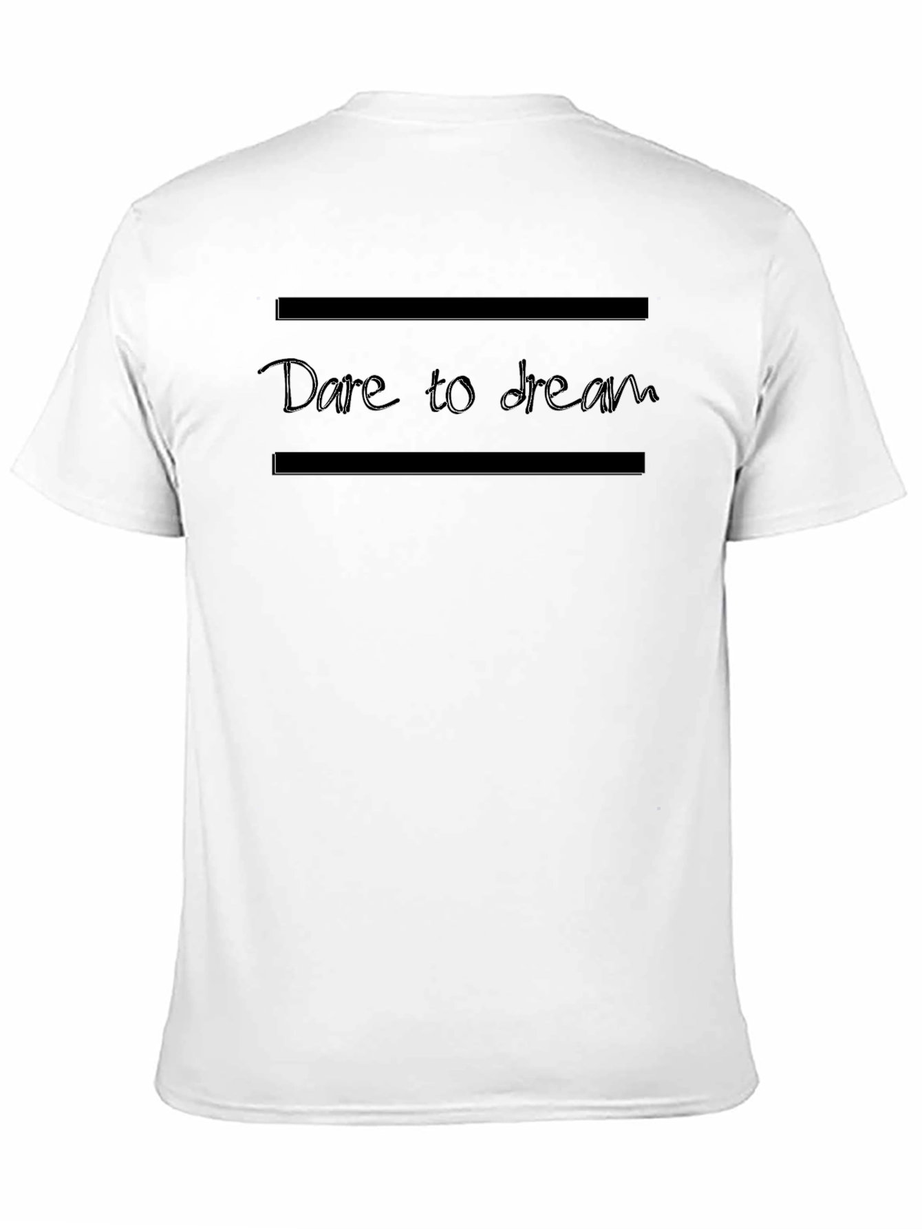 Dare to Dream Black Graphic Tee