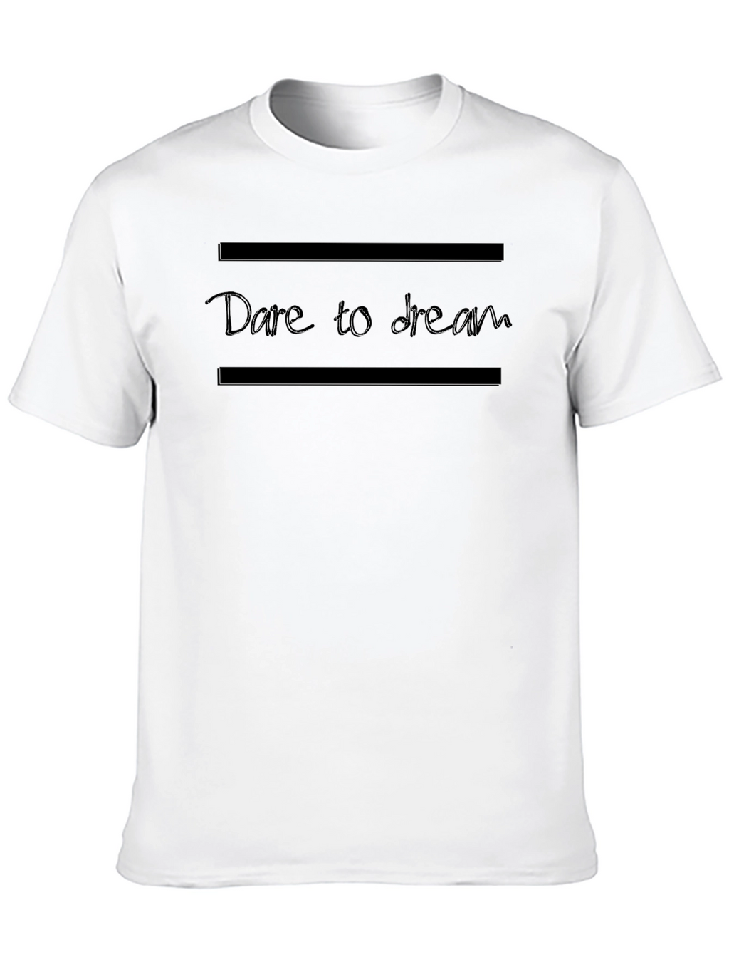 Dare to Dream Black Graphic Tee