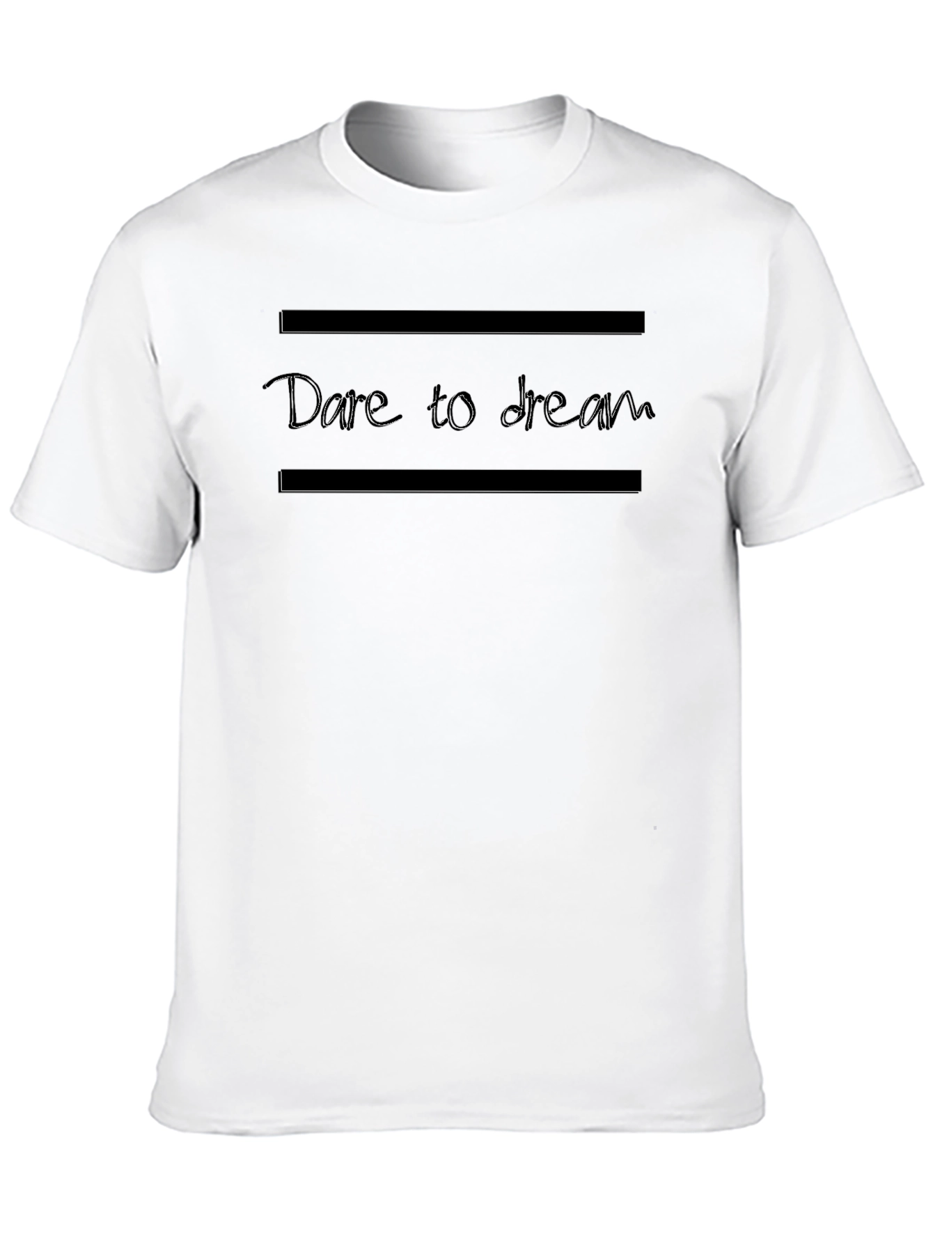Dare to Dream Black Graphic Tee