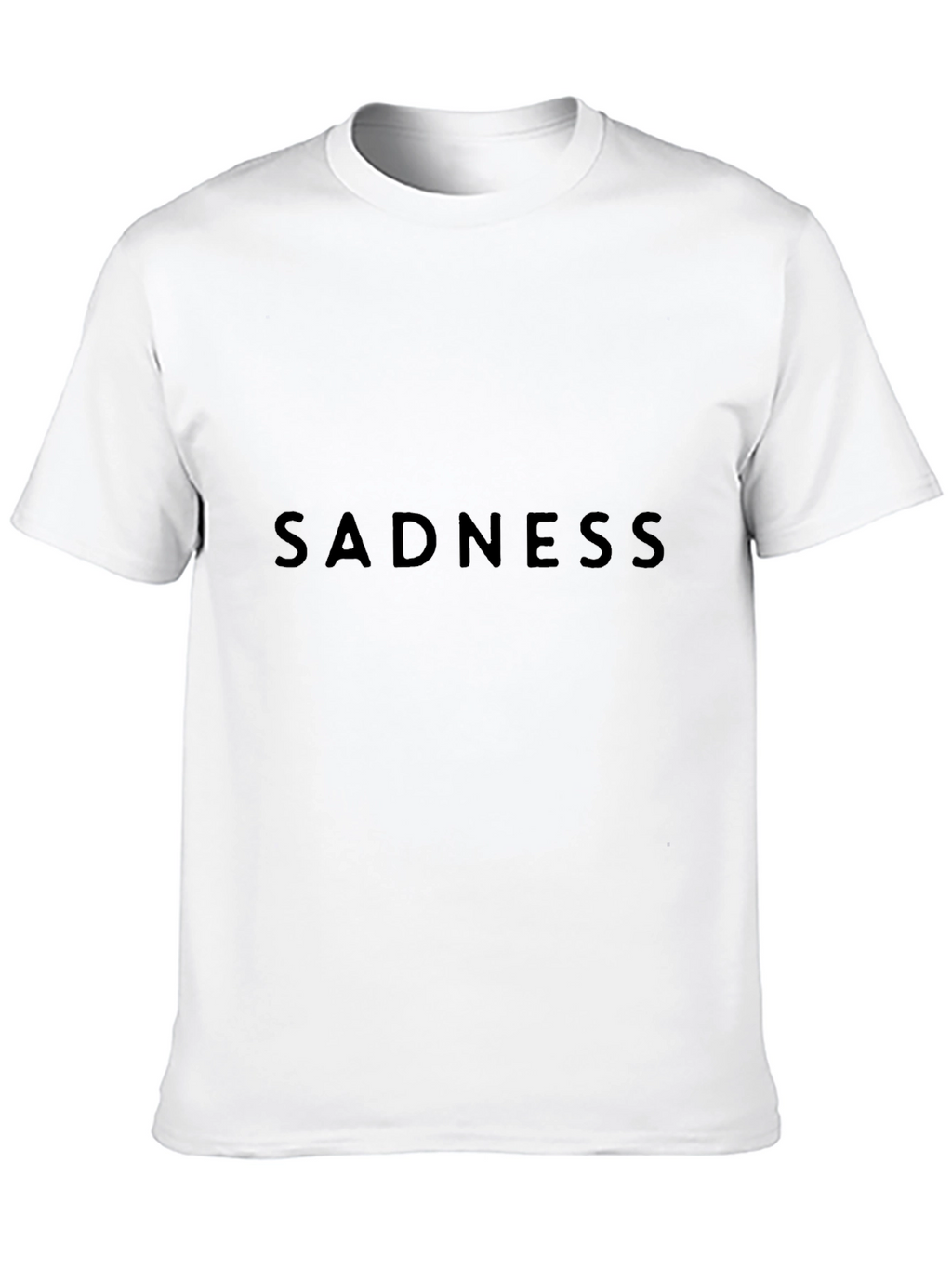 Sadness Black Tee - Express Your Mood