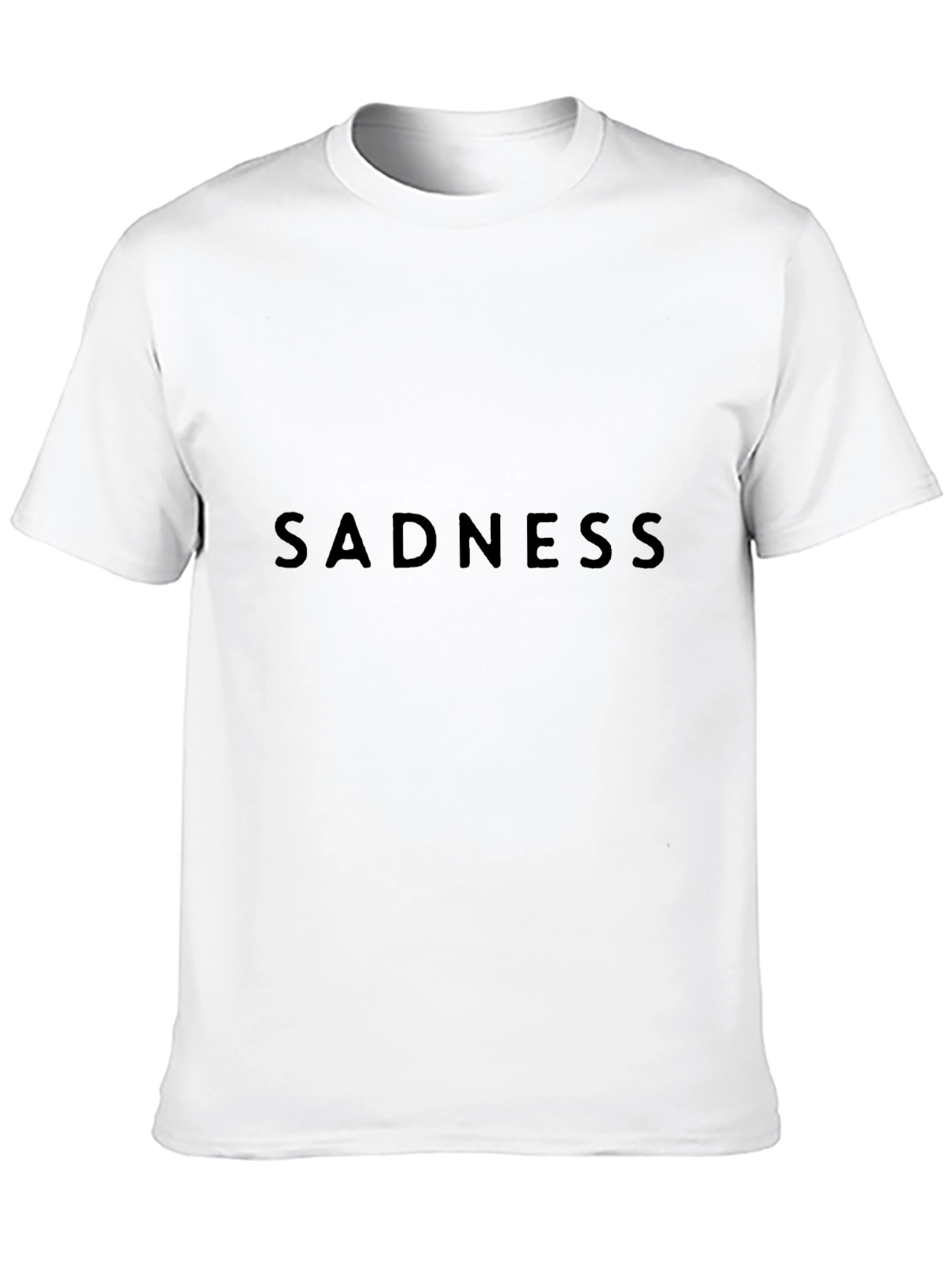 Sadness Black Tee - Express Your Mood