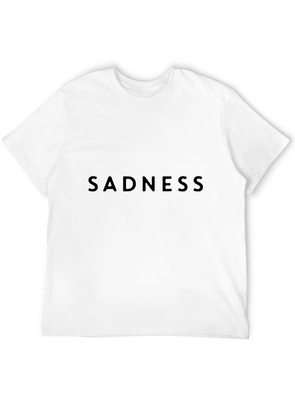 Sadness Black Tee - Express Your Mood
