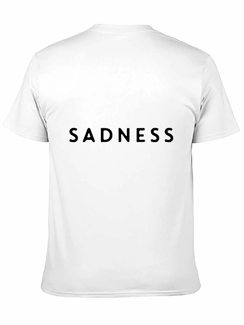 Sadness Black Tee - Express Your Mood