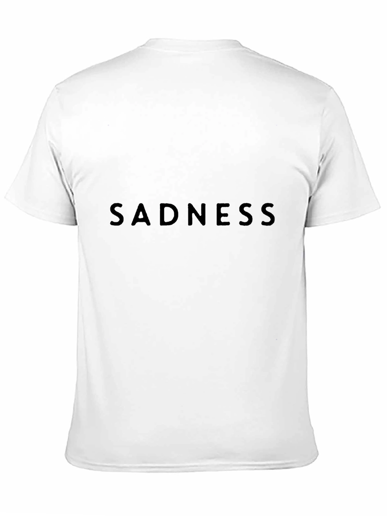 Sadness Black Tee - Express Your Mood
