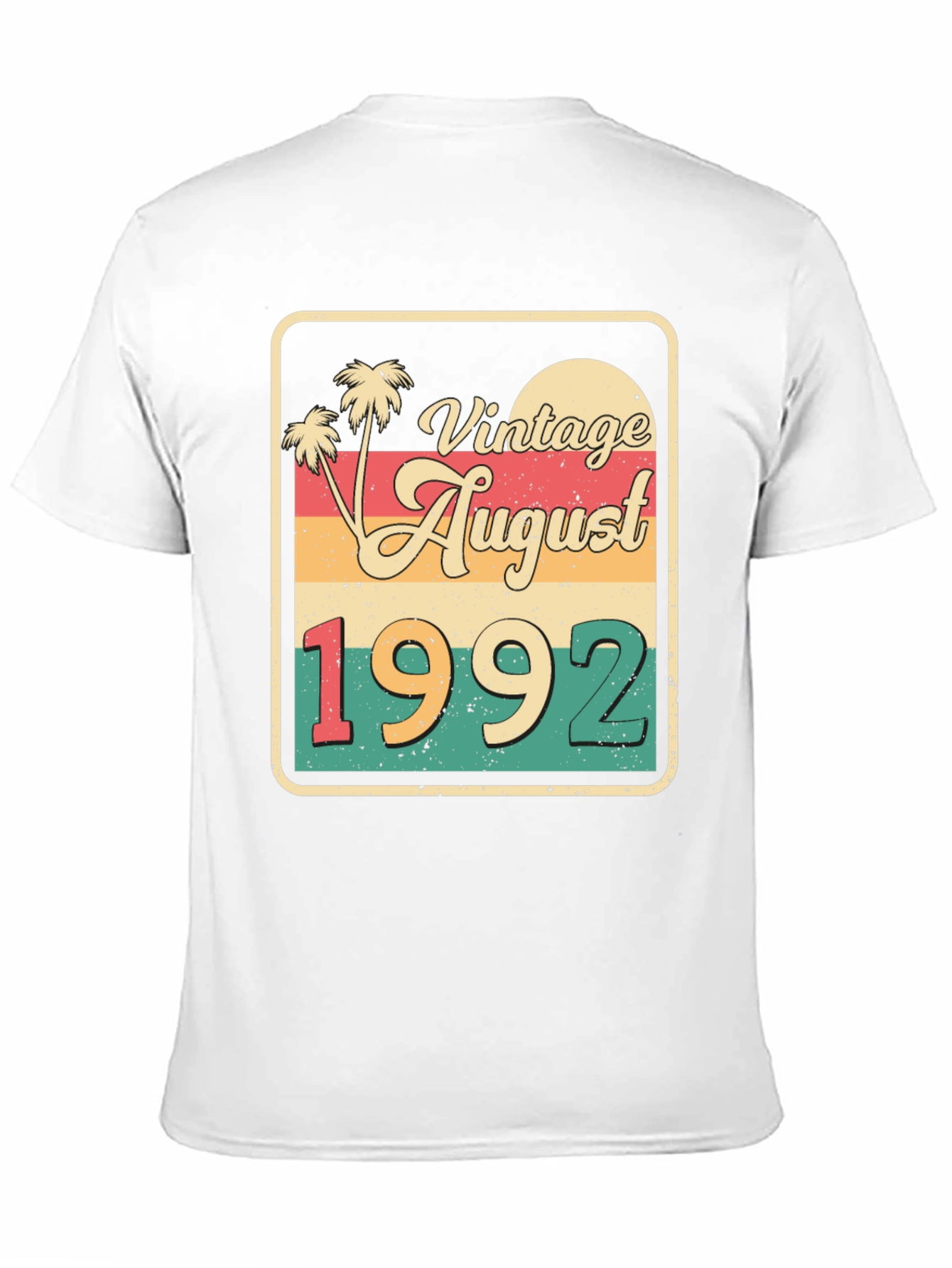Vintage August 1992 Birthday T-Shirt